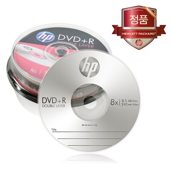 HP 듀얼레이어 8.5GB 8배속 10장케이크