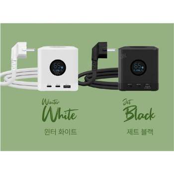 LCD KF95QP68 고속 큐브 멀티텝 전선형 1.8m 블랙 에코너-MT16