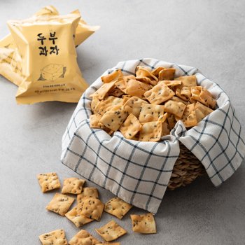 [꿀이구마] 담백고소칩 두부과자 6봉