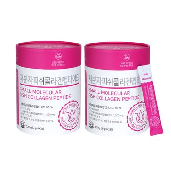 휴럼 저분자피쉬콜라겐펩타이드 120포(2g x 60포 x 2박스)