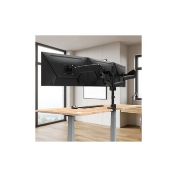트리플 벽면 밀착형 상하 거치대 모니터암 CMA2TB 블랙