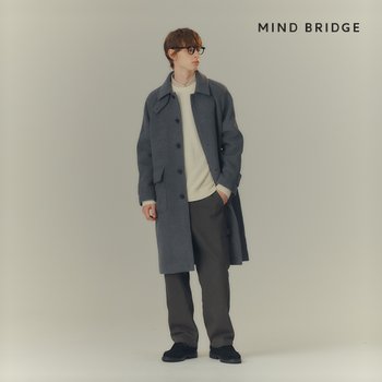 마인드브릿지 캐시미어발마칸오버핏롱코트 MYCA71T2
