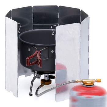 알루미늄 접이식 캠핑 버너 윈드스크린 바람막이 취사 까스레인지가림막 버너가림막 버너가드