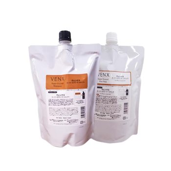 [해외] 벤크스 슈퍼 엑시드 샴푸 800mL + 헤어팩 800g 리필 세트