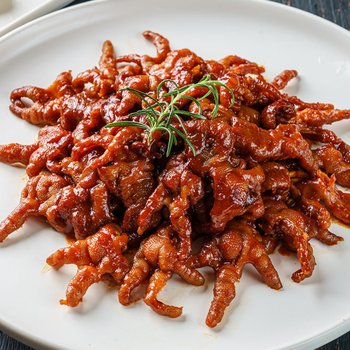 별미 쫄깃한 매콤 양념 무뼈 닭발 1kg