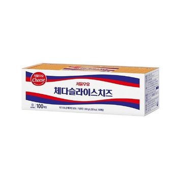 식자재 (냉장)서울체다슬라이스치즈1800g(100매) (51925331)