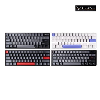 [해외] DrunkDeer G60 자석축 유선 기계식 키보드 PBT 키캡 금속정위판 1000Hz