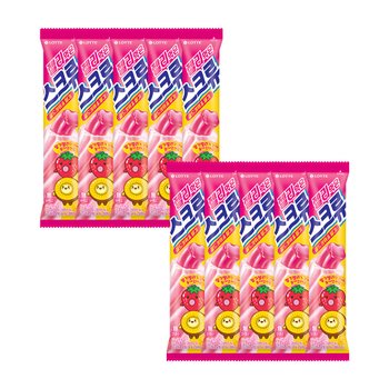 젤리먹은 스크류바 골드키위&딸기 80mlx10