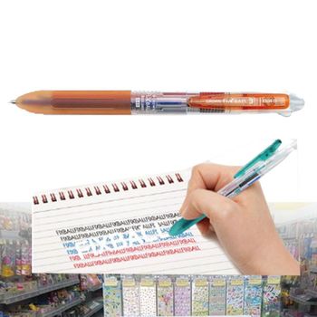 각인 픽스볼 앞으로 지우는 3색볼펜 12개입 오렌지 특이한볼펜 필기구사이트 볼펜제작