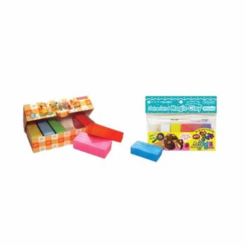 칼라 ZZM936G4 요술 점토 10색 클레이도우 유치원클레이