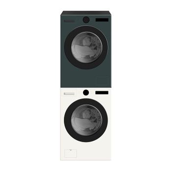 ns LG 트롬 오브제컬렉션 세탁기+건조기 RD25GS+FX25EF[35928400]
