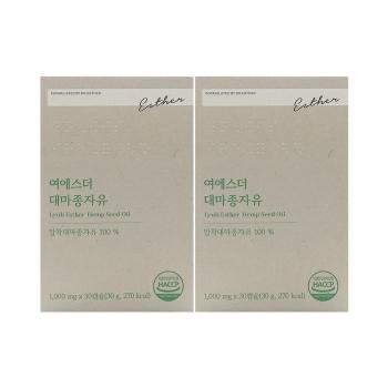 에스더포뮬러 여에스더 대마종자유 1000mg x 30캡슐 x 2박스 (S44370729)