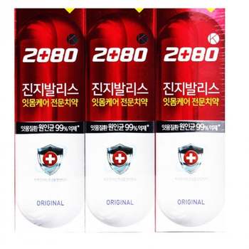 진지발리스 구강 청결 치약 오리지널 맛 죽염 페리오 메디안 2103치약 클리오