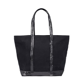 [신세계백화점]바네사브루노 0PVE01 V40378 999 카바스 스팽글 캔버스 토트백 미디움