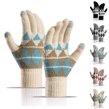 남성 200CBA99 여성 겨울장갑 터치 고급패턴 따뜻한 안감기