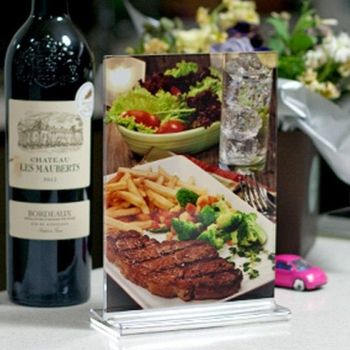 M05 930CML37 테이블메뉴 사무실메뉴디스 210x297x70mm 투명 A4사이즈