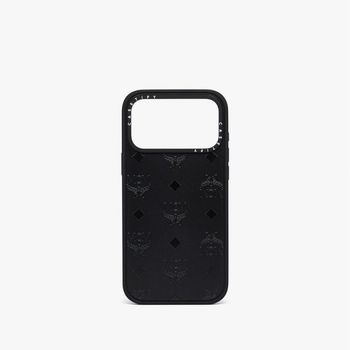 MCM X CASETiFY 모노그램 iPhone 17 Pro 케이스 MXEGSTA06BK
