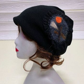 [애슬릿] 따뜻한 중년 여성 고혈압 두건 모자 비니[32446277]