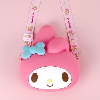 마이멜로디 진핑 2xL 특대형 페이스 크로스백 캐릭터
