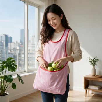 과수원 앞치마 수확용 대형 포켓 작업복 농작업 농장 채집 야외