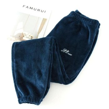 [MEL670P7_62_62]여성 학생 수면바지 M 네이비 잠옷 겨울