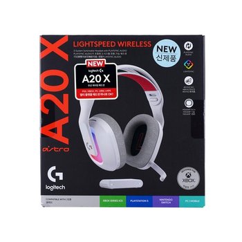 로지텍 무선 게이밍 헤드셋 A20 X (화이트)