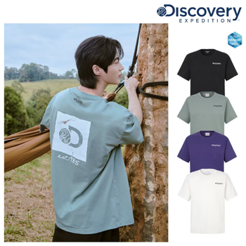 [신세계백화점]디스커버리 남여공용 프레시벤트 워싱 박스 로고 반팔티셔츠 DONGTAN DXRS8R053