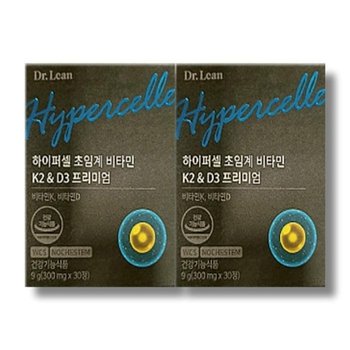 [건강나라] 닥터린 하이퍼셀 초임계 비타민 K2 D3 프리미엄 30정 2개