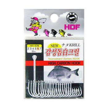 해동 NEW 감성돔백크릴바늘 HH-578 지누백바늘/감성돔바늘/크릴색바늘/바다낚시바늘