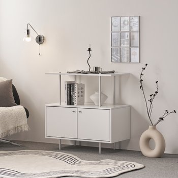 F41701 모듈 3단 수납 선반장 800