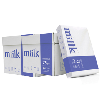 [한국제지(주)온산공장][한국제지] 밀크 복사지 A4 75g 2BOX(5000매)