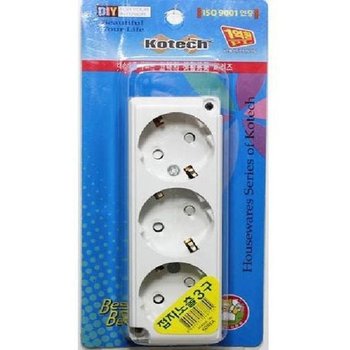 (SM)접지 노출콘센트-3구 전기플러그 멀티콘센트 키워드없음 키워드없음 키워드없음