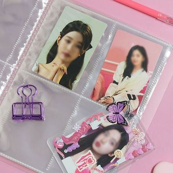 세로형3인치포토앨범 BC50RB60 휴대하기좋은 포토카드콜렉트북
