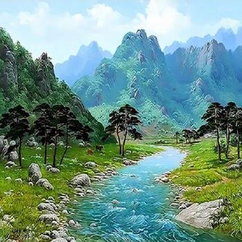 아트박스/아이윙스 피포페인팅 Q3425 여름테마시리즈 DIY명화그리기세트