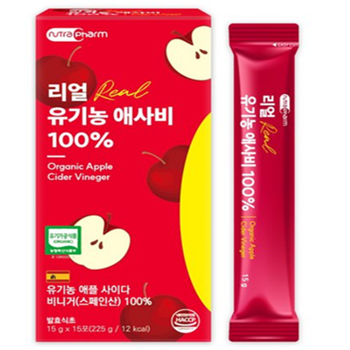 뉴트라팜 리얼 유기농 애사비100% 15포