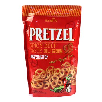 삼진씨앤에프 미니프레첼 매콤비프맛 800g x 1개