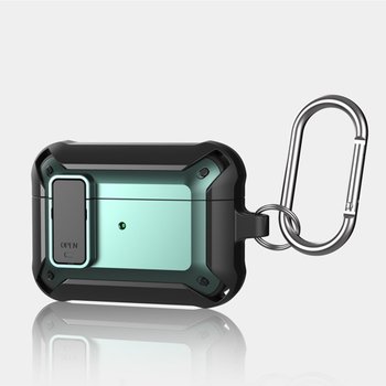 에어팟 3세대 케이스 컬러핏 분실방지 버클락 하드 케이스