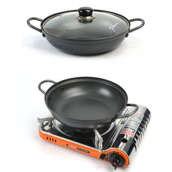 매운탕 238QEI69 경질 찌개냄비 전골냄비 32.3cm 12호 뚜껑포함