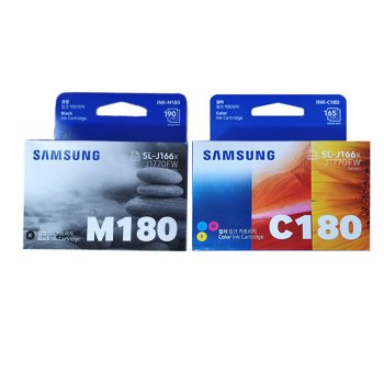 삼성정품잉크세트 INK-M180 C180 SL-J1660 J1663 J1665 J1770