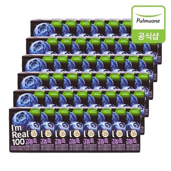 풀무원 아임리얼100 고농축 블루베리 48팩