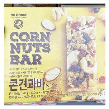 콘견과바 30g x 4 x 2개 + 맨어스트 소독제 증정 m75225