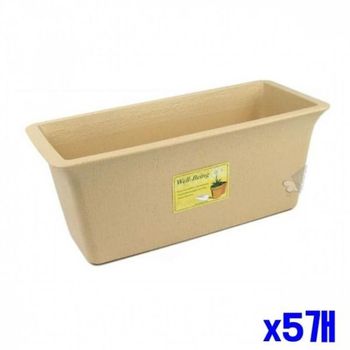 WL 직사각 화분 32x14.2x12.8cm x5개 철제화분 정원용품(WFLR2UU)