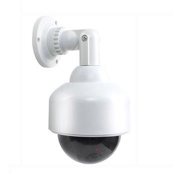 방범 가짜 CCTV 모형 기둥형 원형 감시 카메라 1개