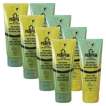 [해외] Dr. PAWPAW 닥터포포 헤어&바디워시 200ml +컨디셔너 200ml 듀오 4팩