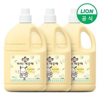 SSG 아이깨끗해 포차코 에디션 순 4.5L 3개 대용량 리필 핸드워시 손세정제
