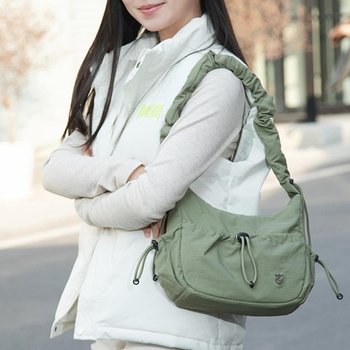 CCB3F70여성용 경량 스트랩 크로스백 무지 토트백