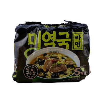 신상 노브랜드 미역국라면 105g*5입