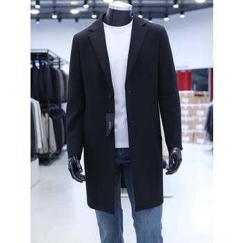 [화정점]STCO S/S 봄 블랙 테일러드 트렌치 코트 (베이직핏) SCTWA02A