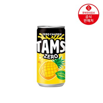 [본사직영] 롯데 탐스제로 파인애플 210ml x 30캔