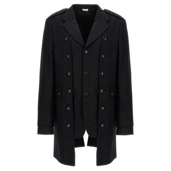 꼼데가르송 트렌치 코트 블랙 144266292